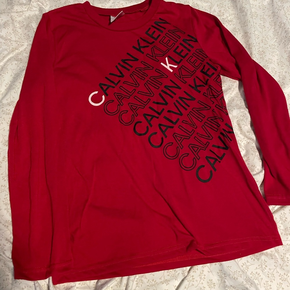 Long Sleeve Calvin Klein boys 12/14